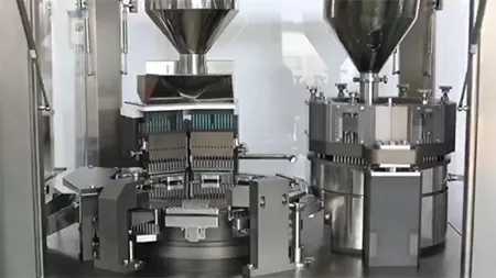 Llenadora de cápsulas automática