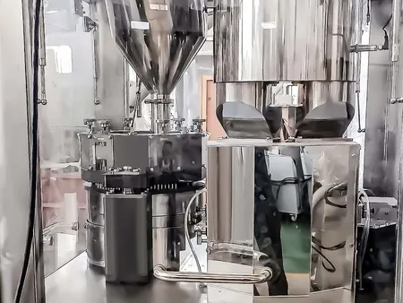 Llenadora de cápsulas automática