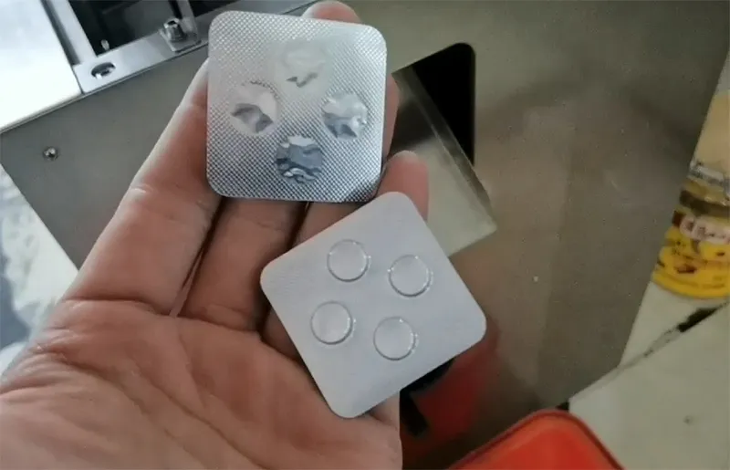 Envasadora automática de blíster